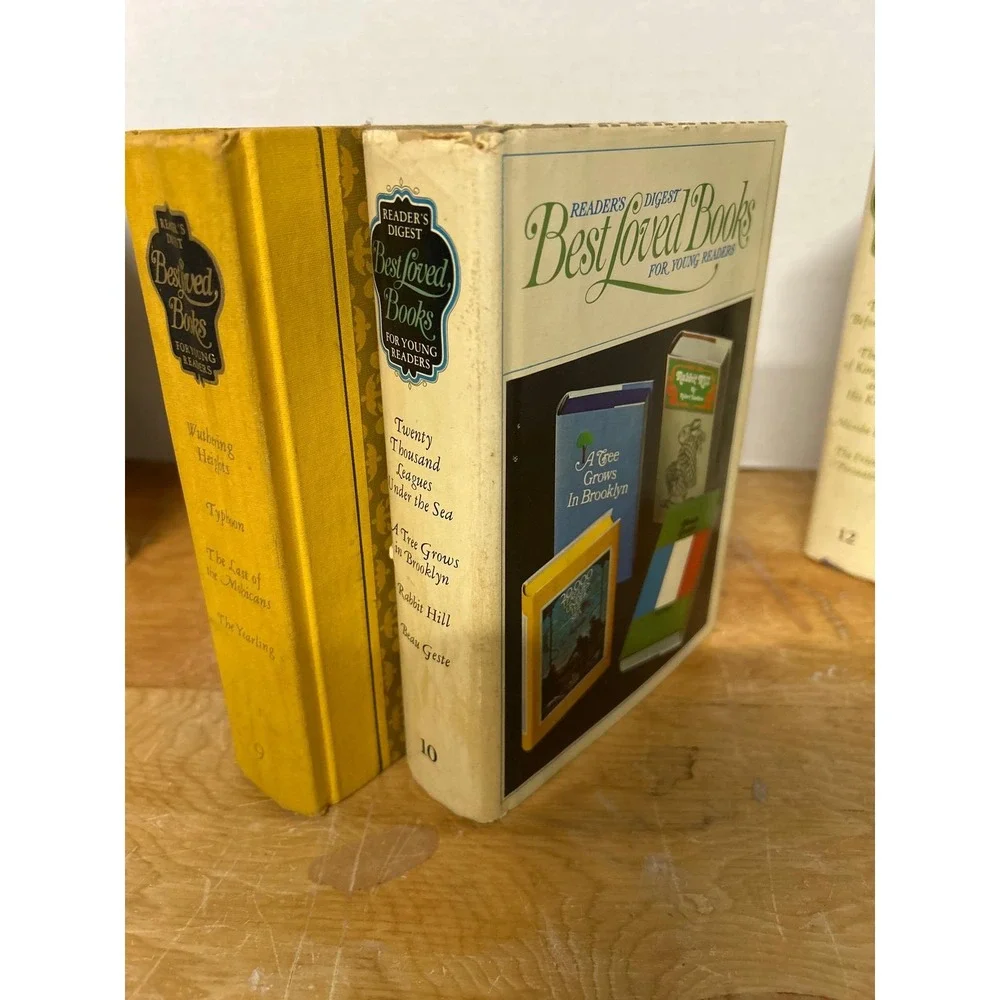 Readers Digest Best Loved Books for Young Readers Vol 9 10 Vintage Hardcover Set